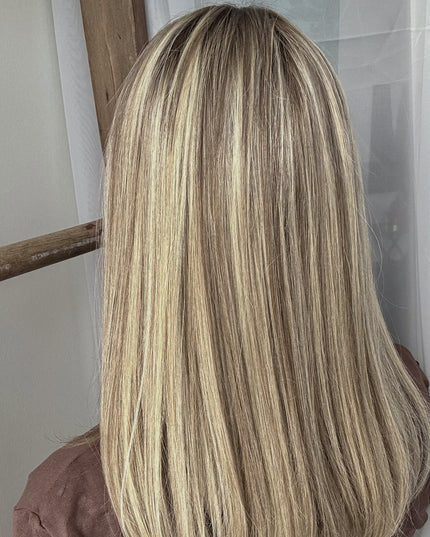 🔥Human Hair Topper with Bangs | Hair Piece for Thinning Hair