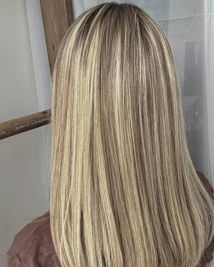 🔥Human Hair Topper with Bangs | Hair Piece for Thinning Hair